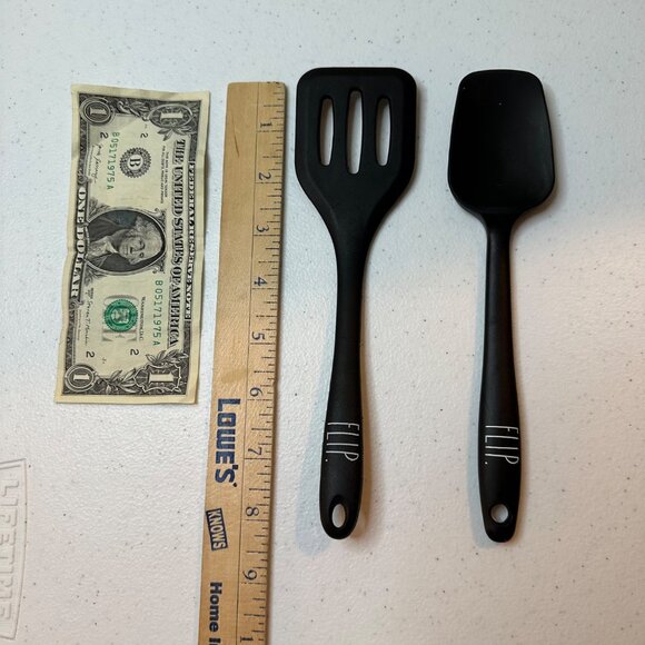 Mini spoonula and slotted turner silicone slotted spatula and flexible spatula - Picture 2 of 6